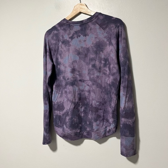Athleta Purple Tie-Dye Long Sleeve Sweatshirt – Size Small - Picture 7 of 14